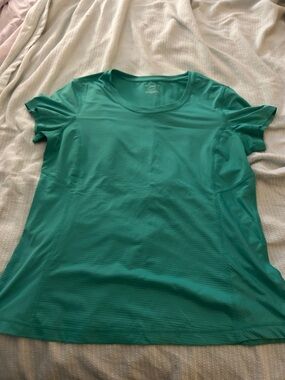tek gear Women's Short Sleeve Athletic Tee - Teal Green
